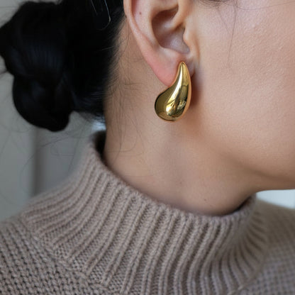 Teardrop Stud Earrings