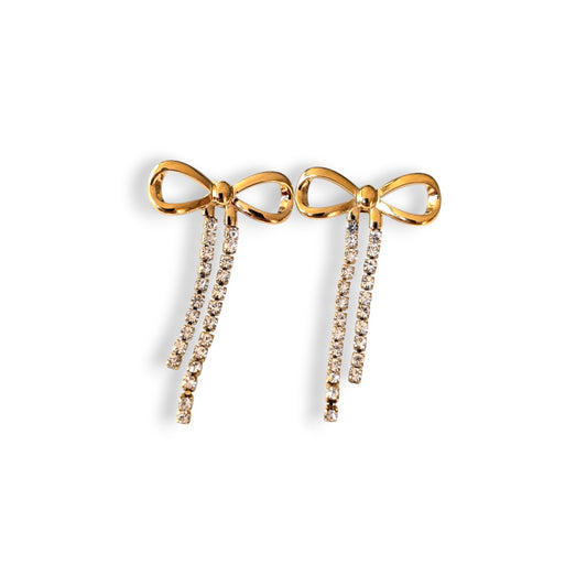 Dazzling Bow earrings